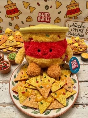 7.5 inch 🧀Jason the Jar of Nacho Cheese BumBumz Plush